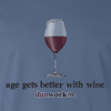 Age Gets better With Wine " Red Wine" Men's Short Sleeve Tee