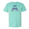 Aquaholic Pontoon Boat Men's Short Sleeve Tee