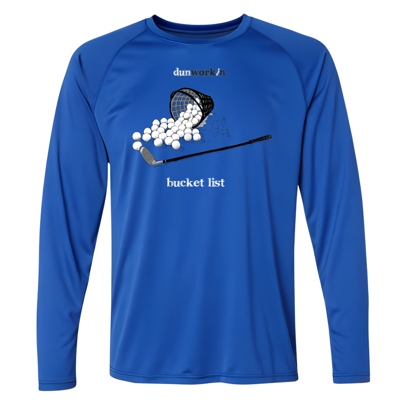 Bucket List Golf Men's Long Sleeve Islander SPF 50+ Performance Tee