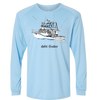 Debt Finder Mens Fishing Boat Long Sleeve Islander SPF 50+ Performance Tee